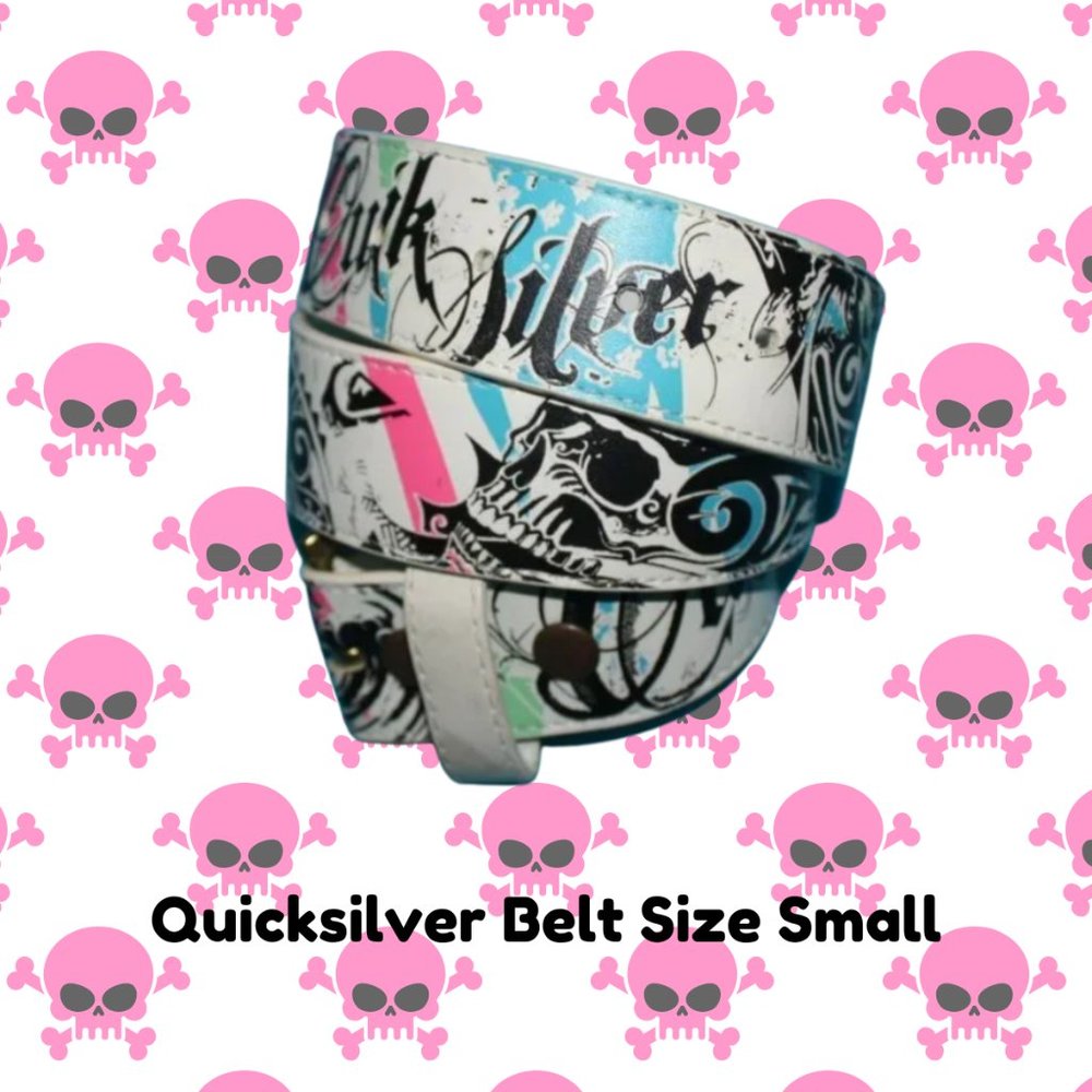 Quicksilver Belt (S/M) Skull